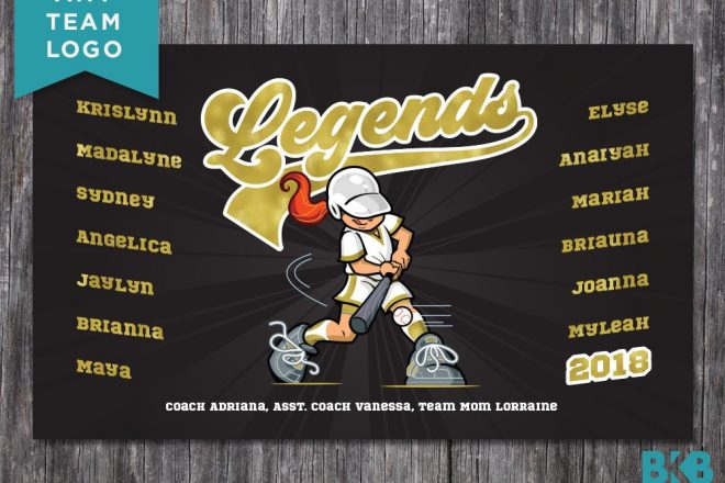 Legends – Softball Banner