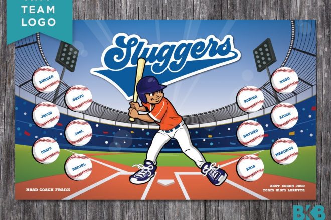 Custom Vinyl Baseball Banner